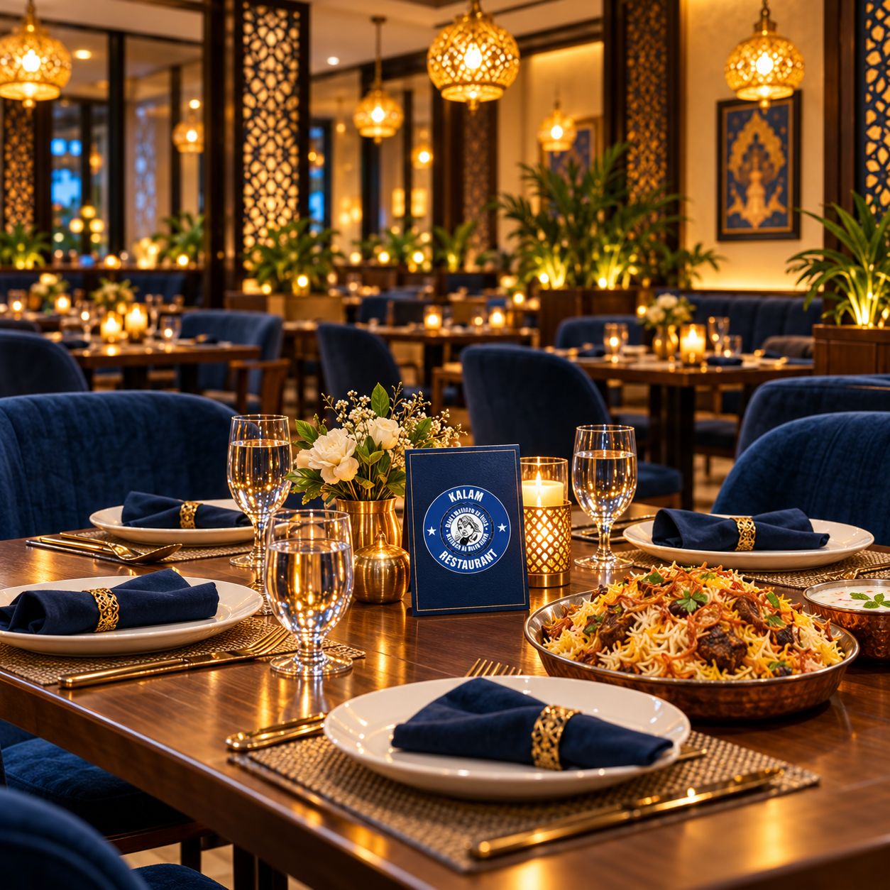 Dining at Kalam Restaurant